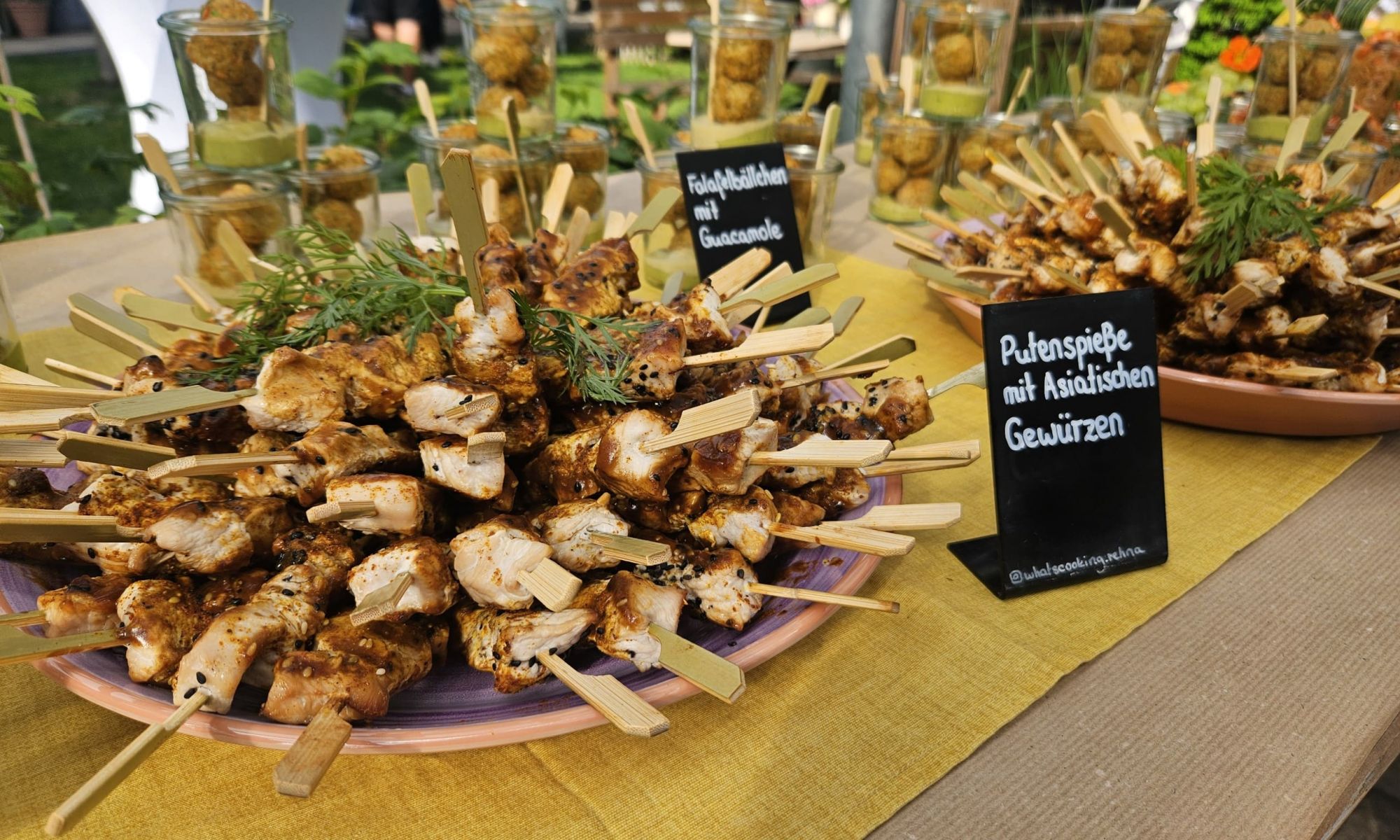 Putenspieße-Buffet