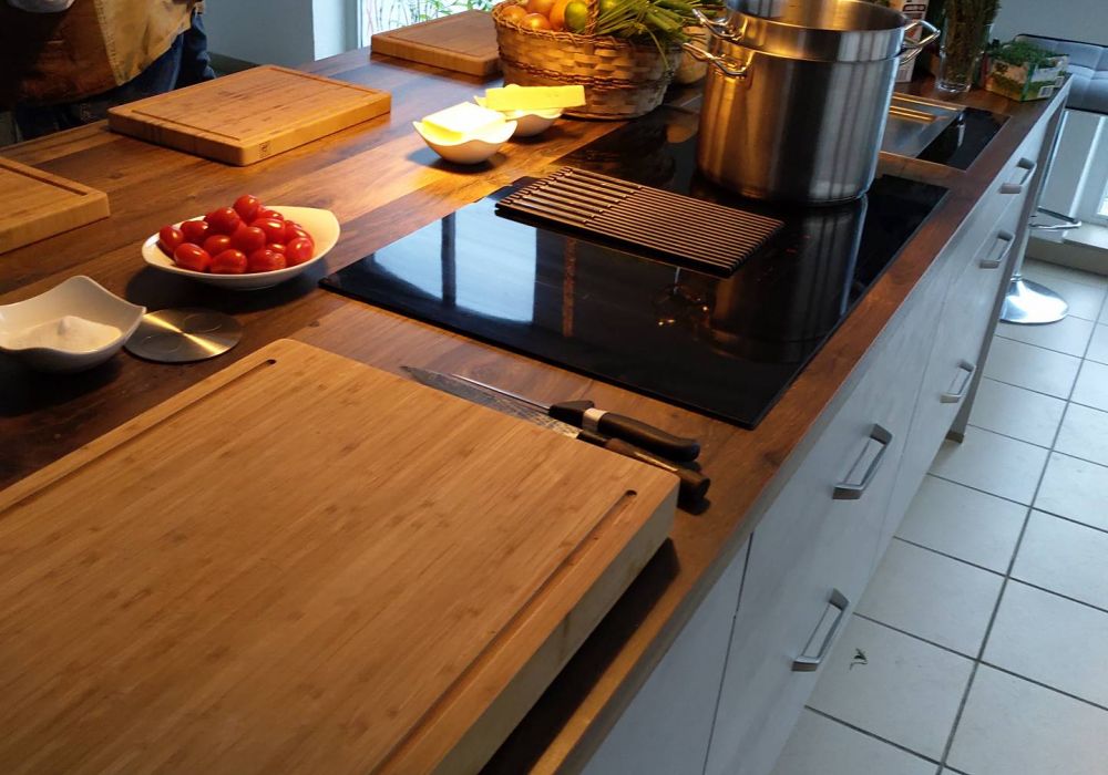 Küche-Brett-und-Herd
